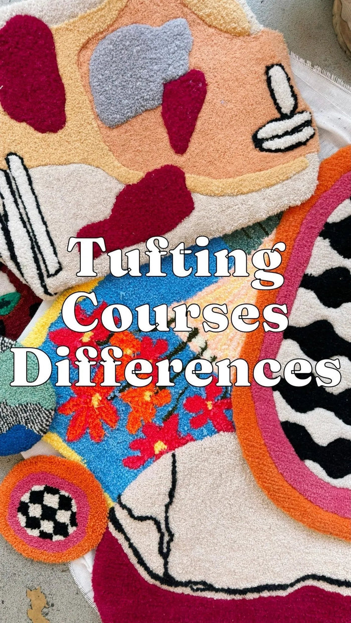 Comparing the different tufting workshop options