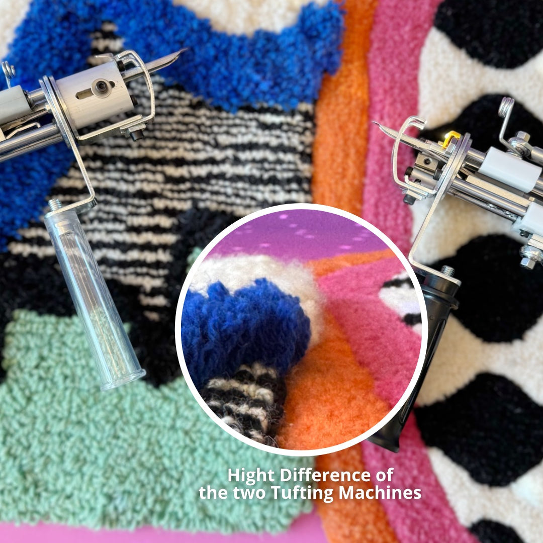 AK-DUO High-Pile-Tuftingmaschine, Detailaufnahme