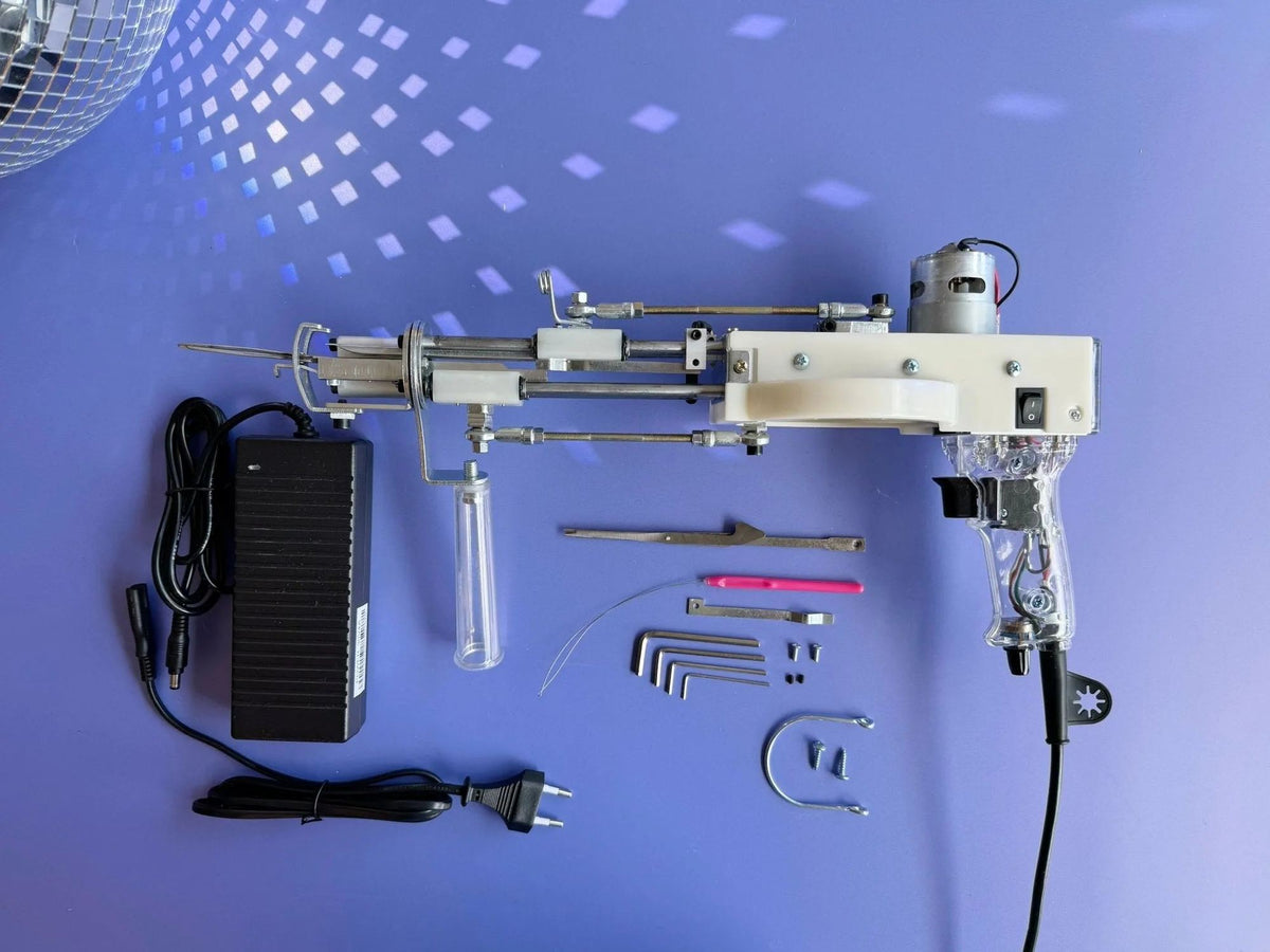 AK-Duo Tuftingmaschine in Clear, Seitenansicht