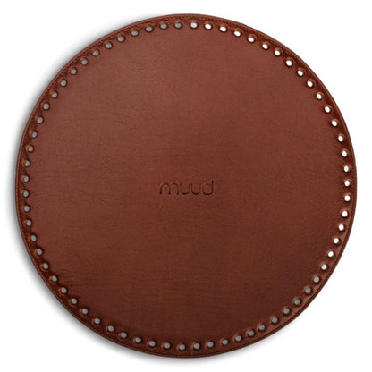 Taschenboden - rund - Duff XL - rich brown - muud