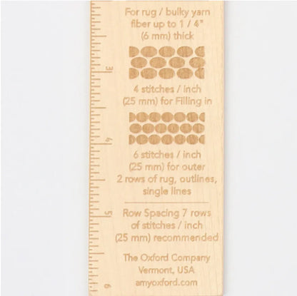 Holz-Stichmaß – Punch Needle Zählhilfe - Oxford Company