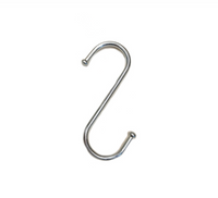 S-Shaped Hook - 7cm - silver - Craftinglove
