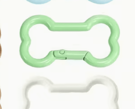 Craftinglove dog bone carabiner clasp