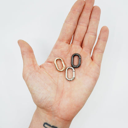 Carabiner - oval - mini - Craftinglove