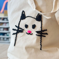 Cat Punch-Needle-Taschen-Vorlagenbogen
