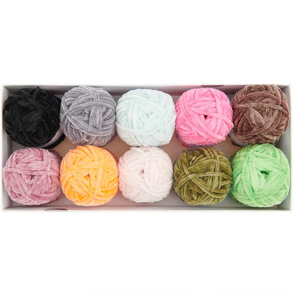 Ricorumi chenille yarn, fashion set of 10 x 25g by Rico Design
