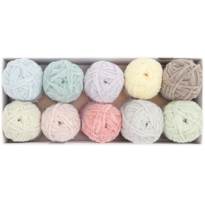Ricorumi chenille yarn, pastel set of 10 x 25g by Rico Design