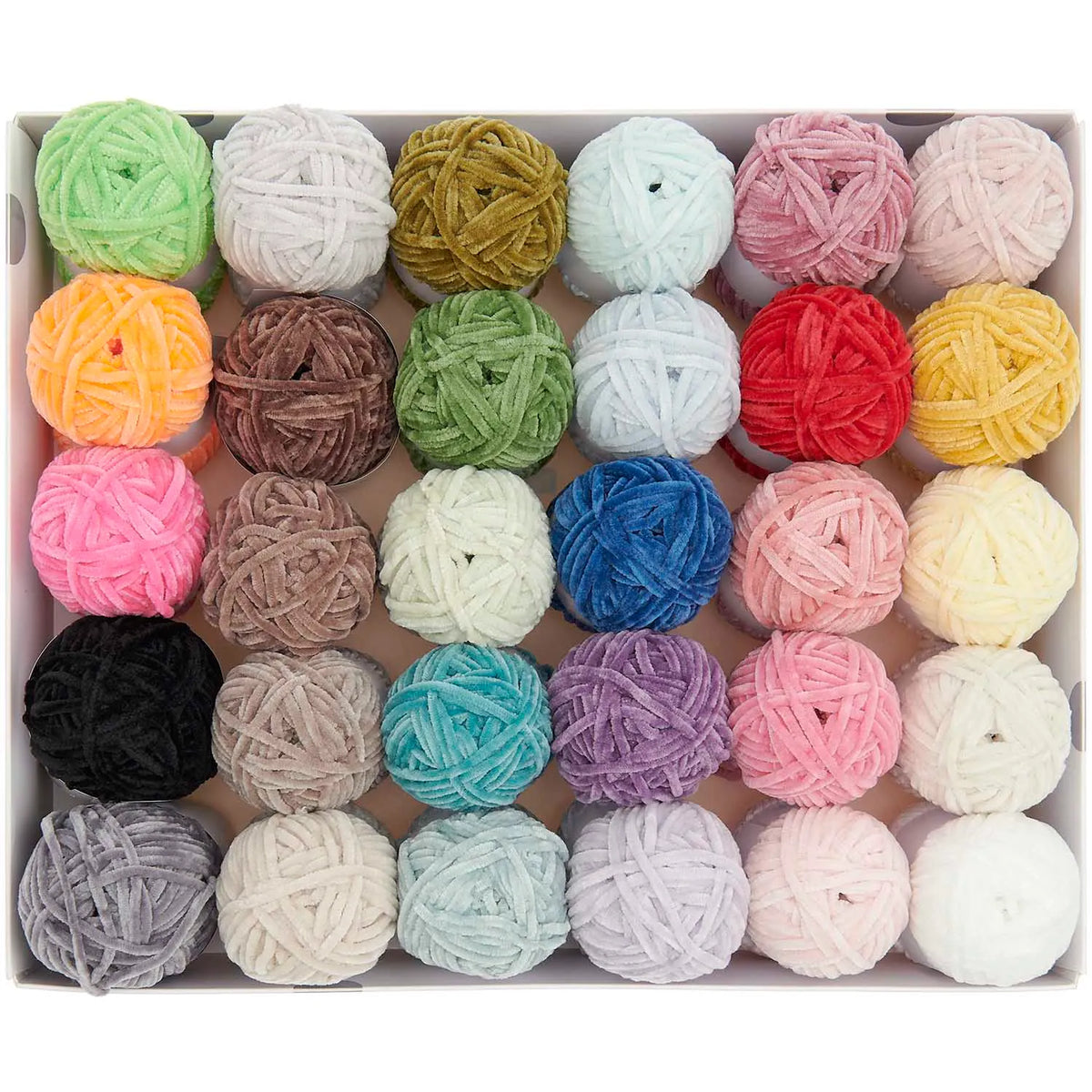 Ricorumi chenille yarn, set of 30 x 25g by Rico Design
