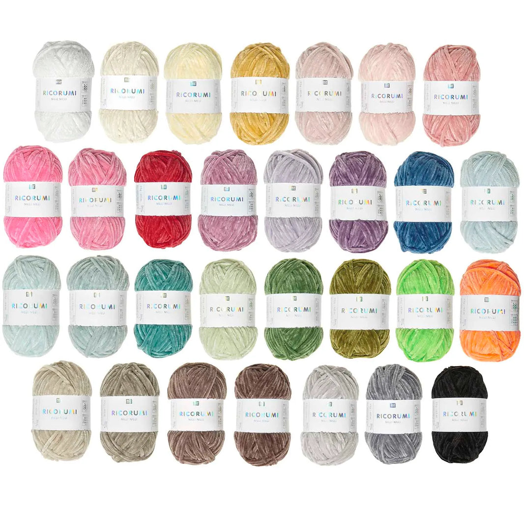 Ricorumi chenille yarn, set of 30 x 25g by Rico Design