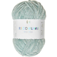 Ricorumi chenille yarn in aqua, 25g ball by Rico Design