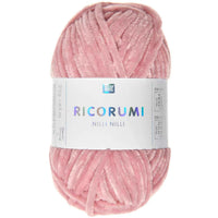 Ricorumi chenille yarn in salmon, 25g ball by Rico Design
