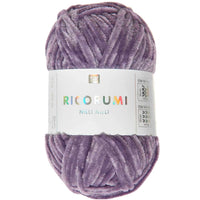Ricorumi chenille yarn in purple, 25g ball by Rico Design