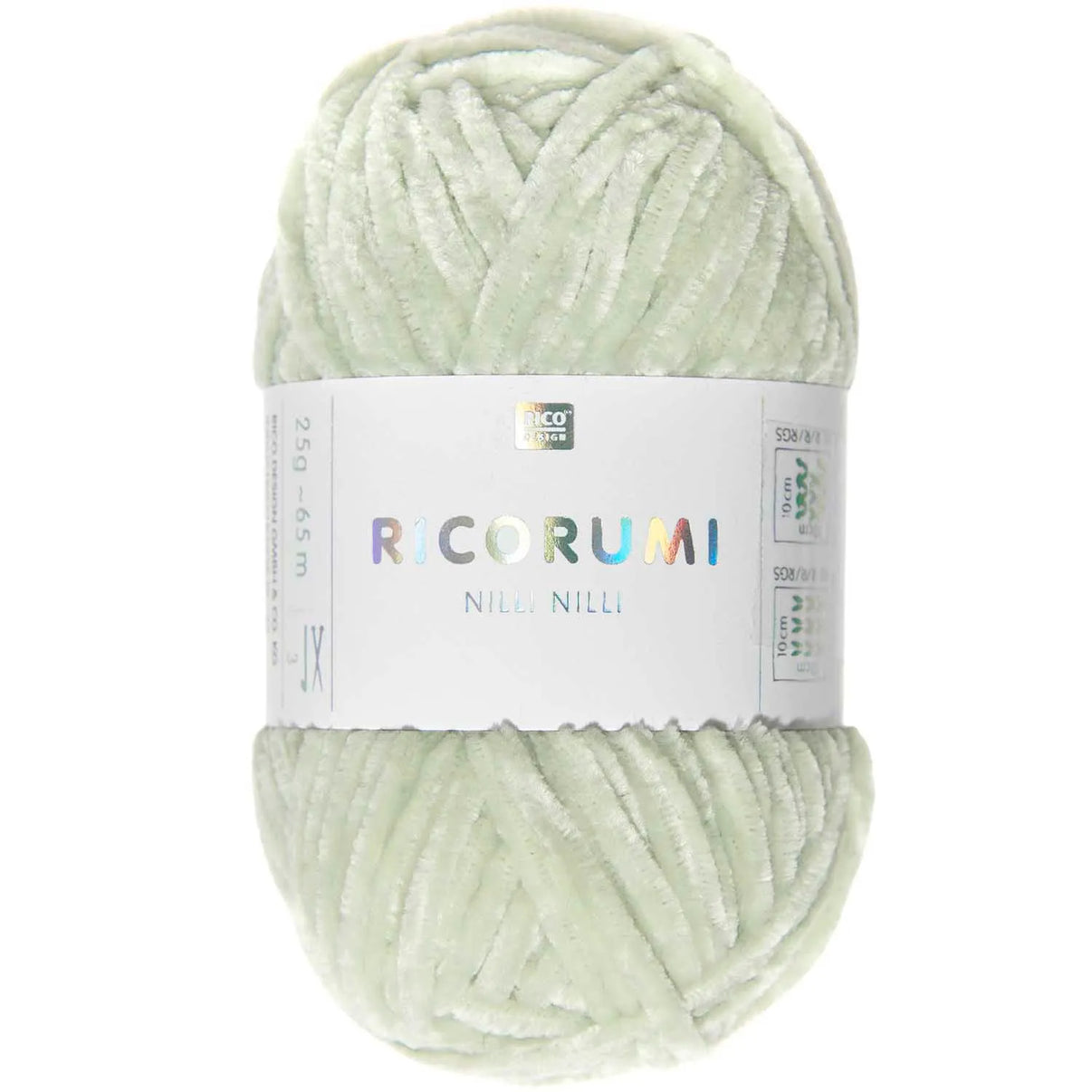 Ricorumi Chenille-Garn in mint, 25g-Knäuel von Rico Design