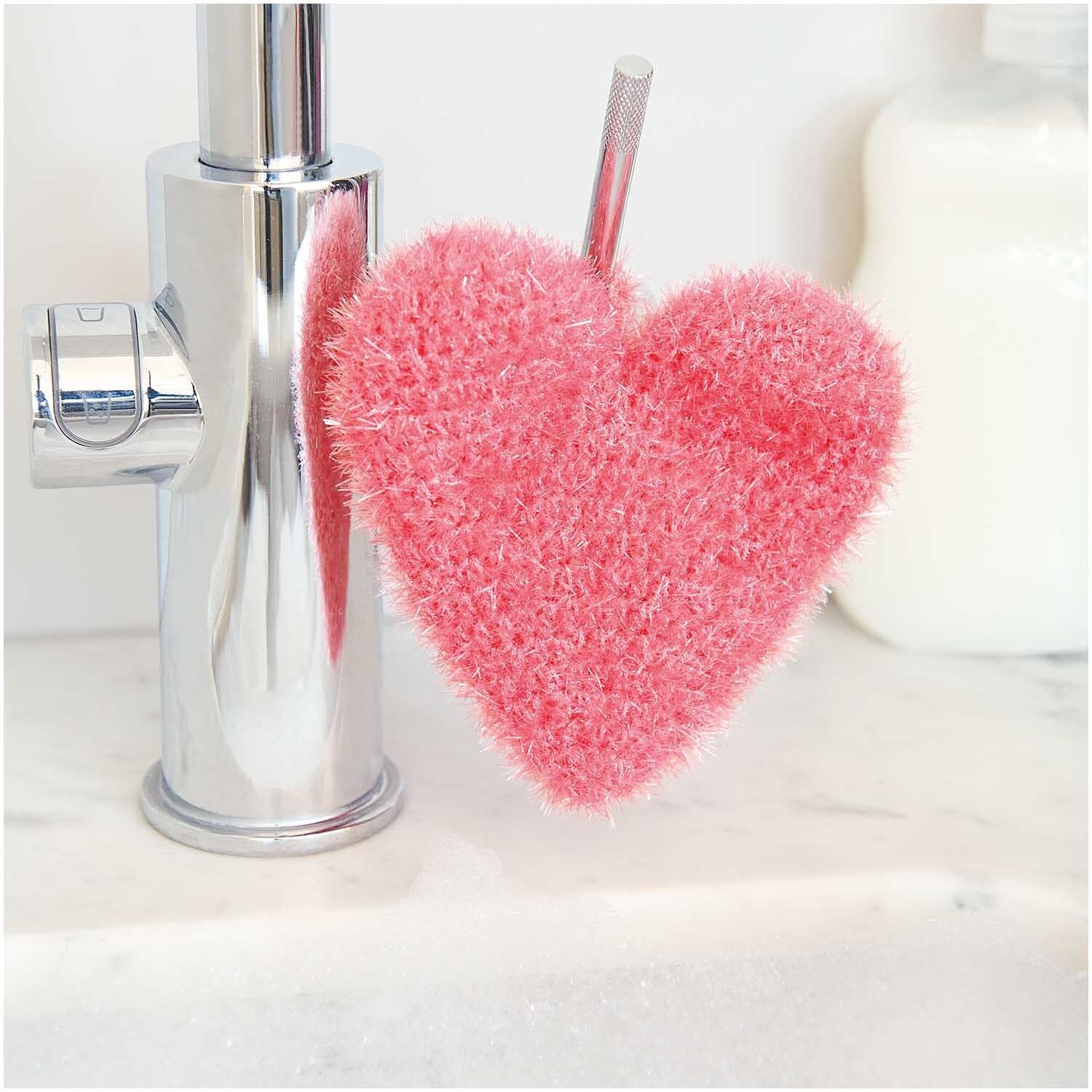 Creative Bubble yarn worked into a sponge