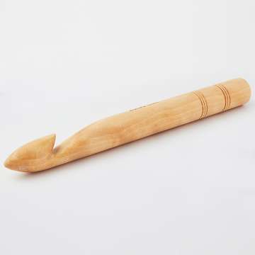 KnitPro beech wood crochet hook, 20mm