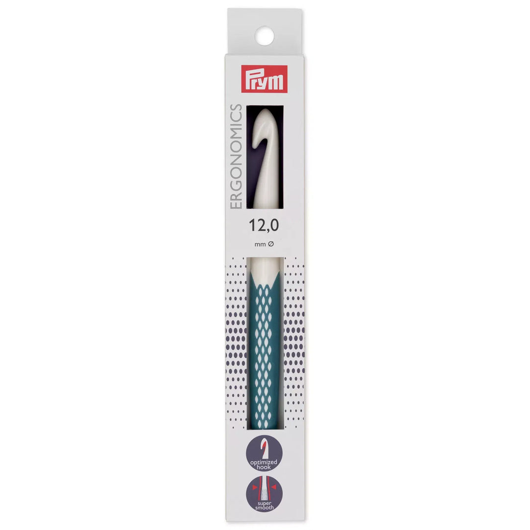 Prym ergonomic crochet hook, 12mm size