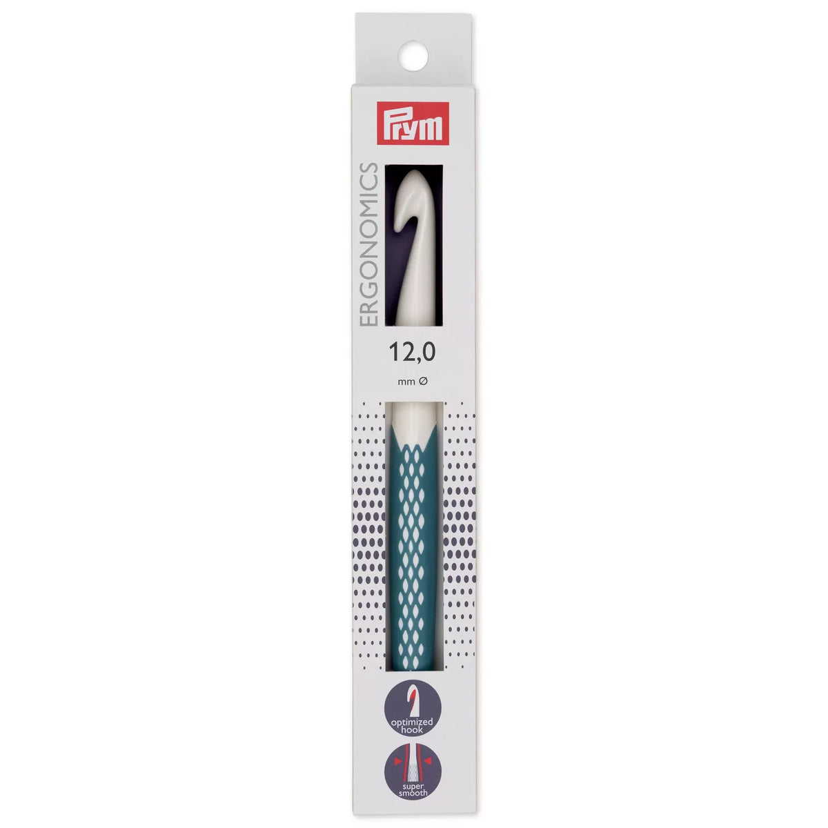 Prym ergonomic crochet hook, 12mm size