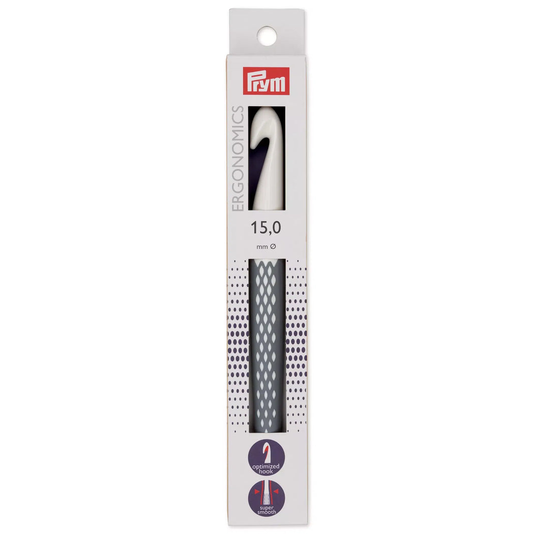 Prym ergonomische Häkelnadel in 15mm