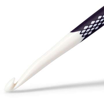 Prym ergonomic wool crochet hook 9mm, soft-grip handle