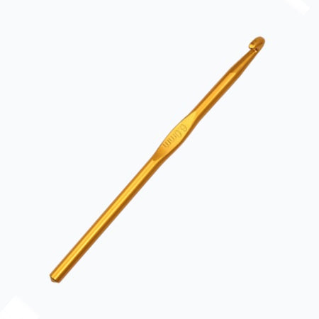 Craftinglove metal crochet hook in orange, 6mm