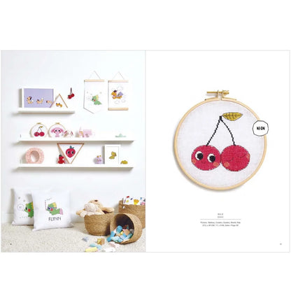 Embroidery pattern book 'Cute Cuter Kawaii' by Rico Design