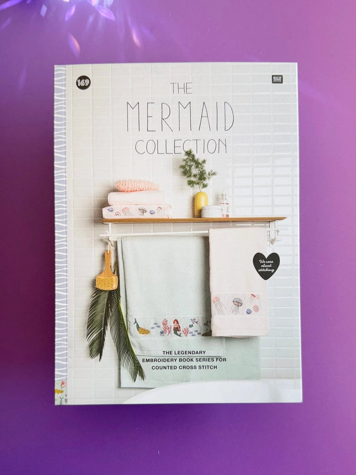 Embroidery pattern book 'The Mermaid collection' by Rico Design
