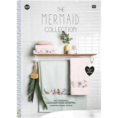 Embroidery pattern book 'The Mermaid collection' by Rico Design