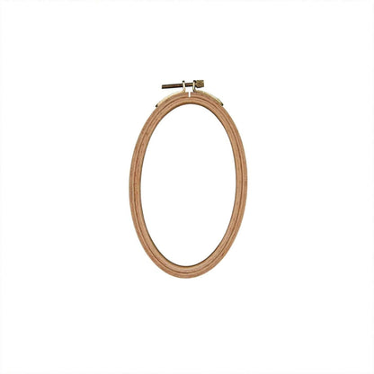 Rico oval embroidery hoop, portrait 10x16cm