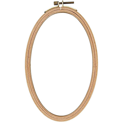 Rico oval embroidery hoop, portrait 13x21cm