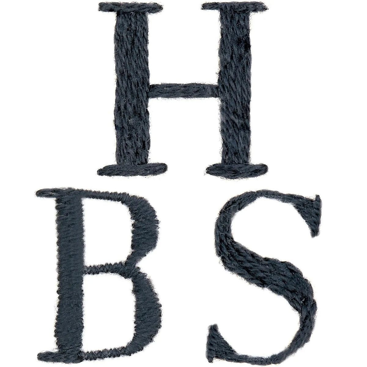 Vorgezeichnetes Stickset 'Letters with Serifes' von Rico Design