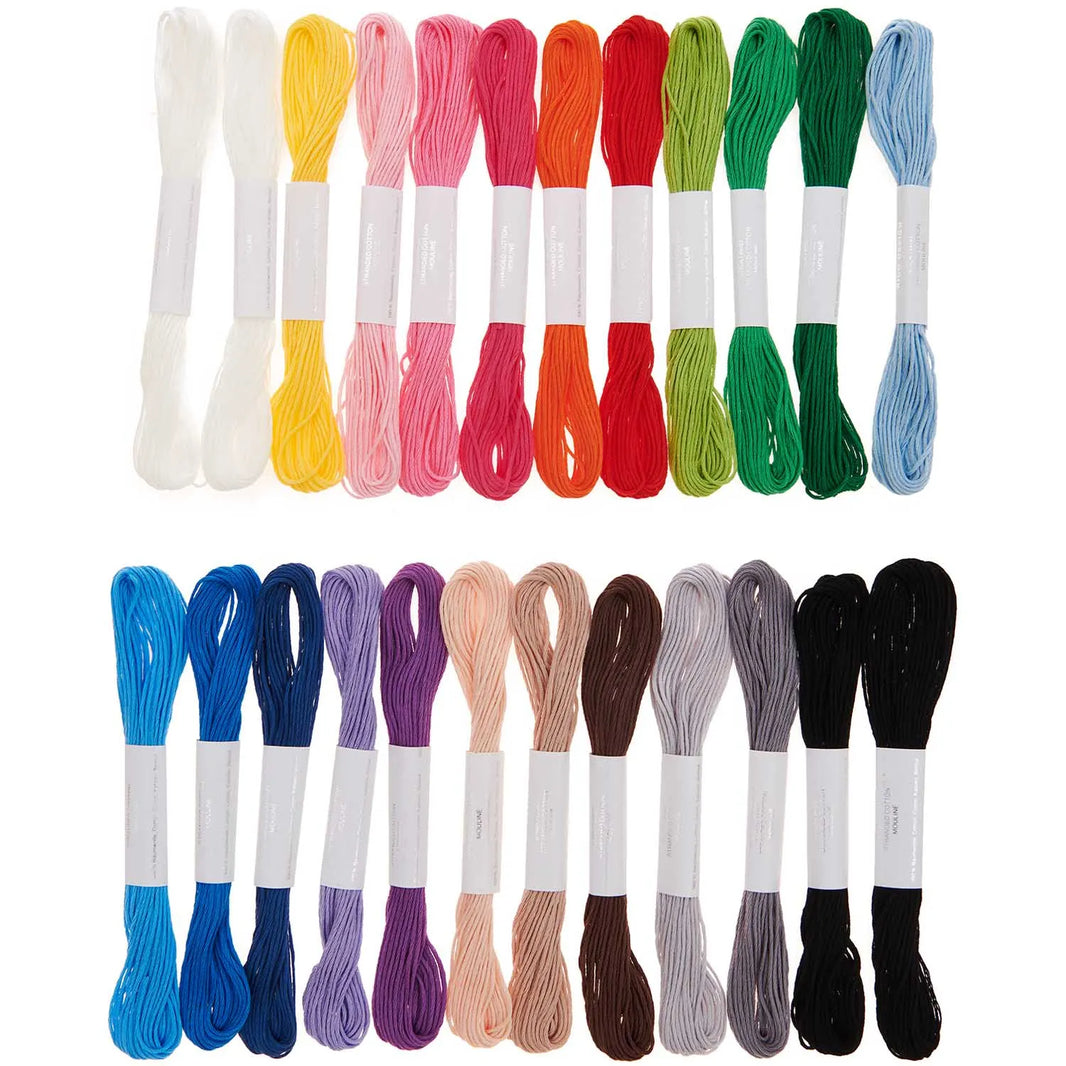 Embroidery thread set in classic, skeins by Rico Design