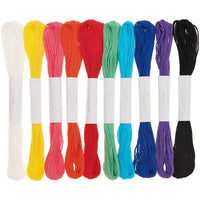Stickgarn-Set in Rainbow, 10 Docken von Rico Design