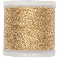 Rico Design metallic embroidery thread in gold, 200m