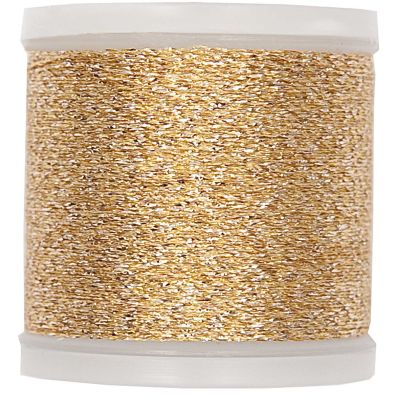 Rico Design metallic embroidery thread in gold, 200m
