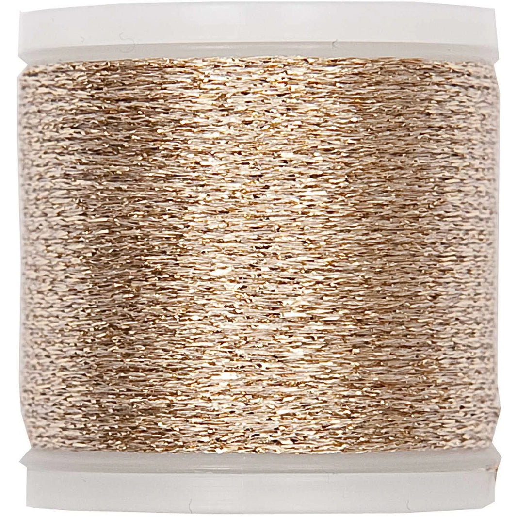Metallic embroidery thread in gold, 50m by Rico Design