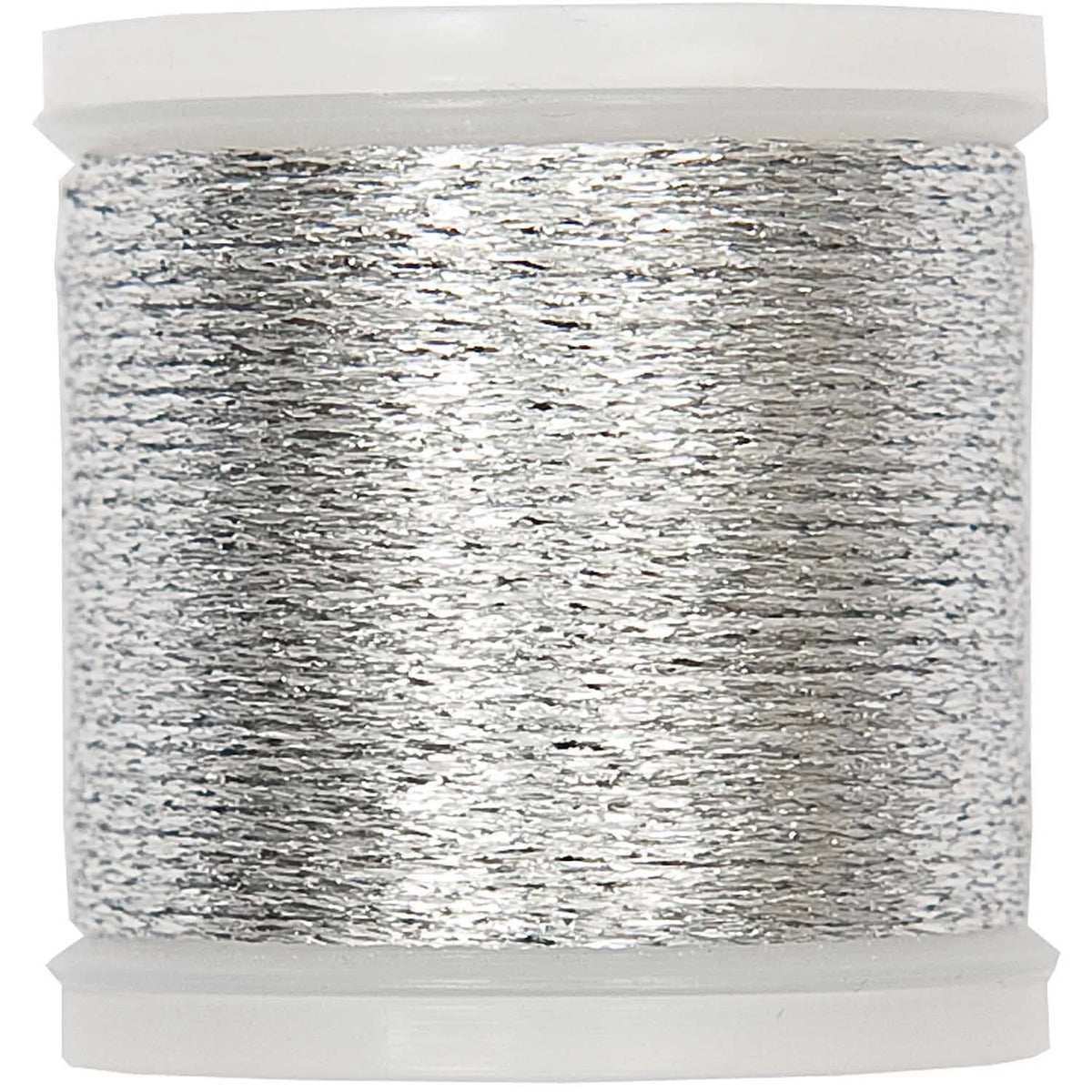 Rico Design silver metallic embroidery thread spool