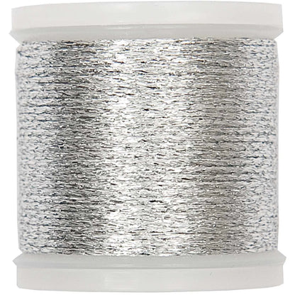 Rico Design silver metallic embroidery thread spool