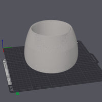 Flower Pot blank - 3d printed - Craftinglove