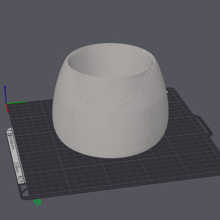 Flower Pot blank - 3d printed - Craftinglove