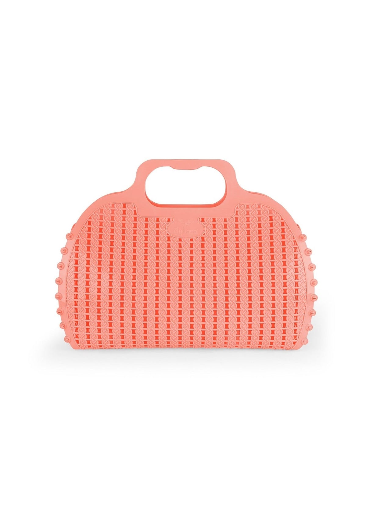Aykasa foldable Maxi bag in salmon, folded