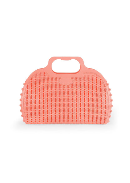 Aykasa foldable Maxi bag in salmon, folded