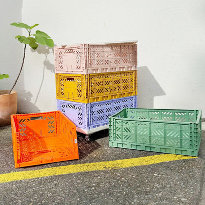 Faltbare Kiste - Maxi - 60 x 40 x 22cm - recycelter Plastik - Aykasa