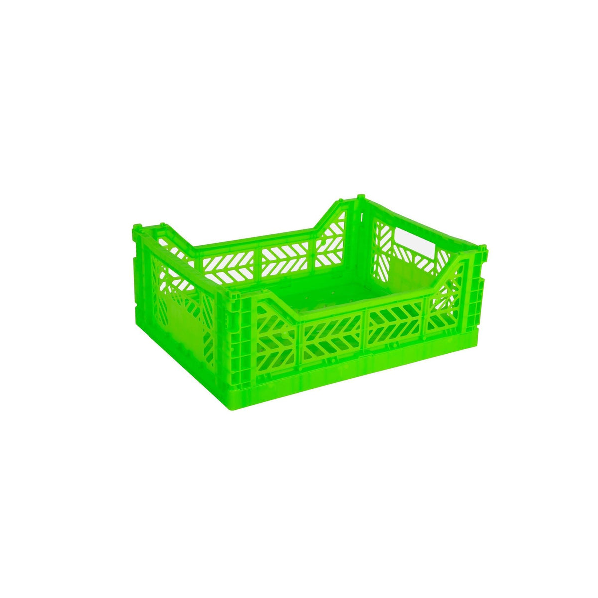 Aykasa Midi Faltkiste in Neon Green