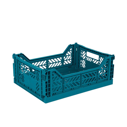 Faltkiste - Midi - 40 x 30 x 14.5cm - Recycelter Plastik - Aykasa