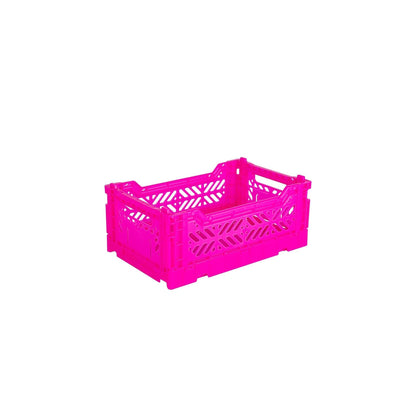 Aykasa Mini Faltkiste in Neon Pink