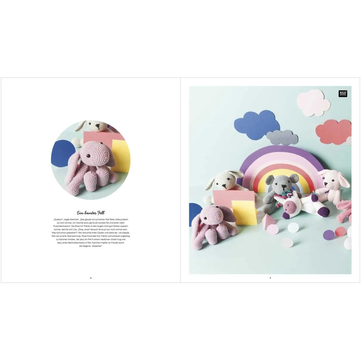 Ricorumi crochet book 'Magic' in German by Rico Design