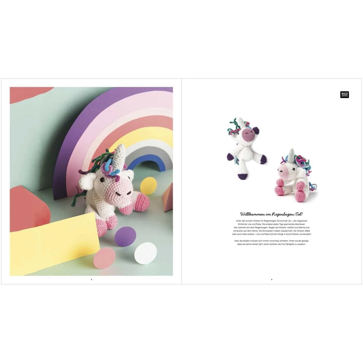 Ricorumi crochet book 'Magic' in German by Rico Design