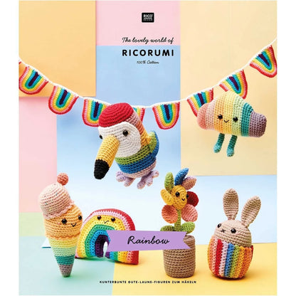 Ricorumi crochet book 'Rainbow' in German by Rico Design