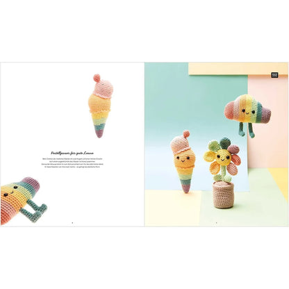 Ricorumi crochet book 'Rainbow' in German by Rico Design