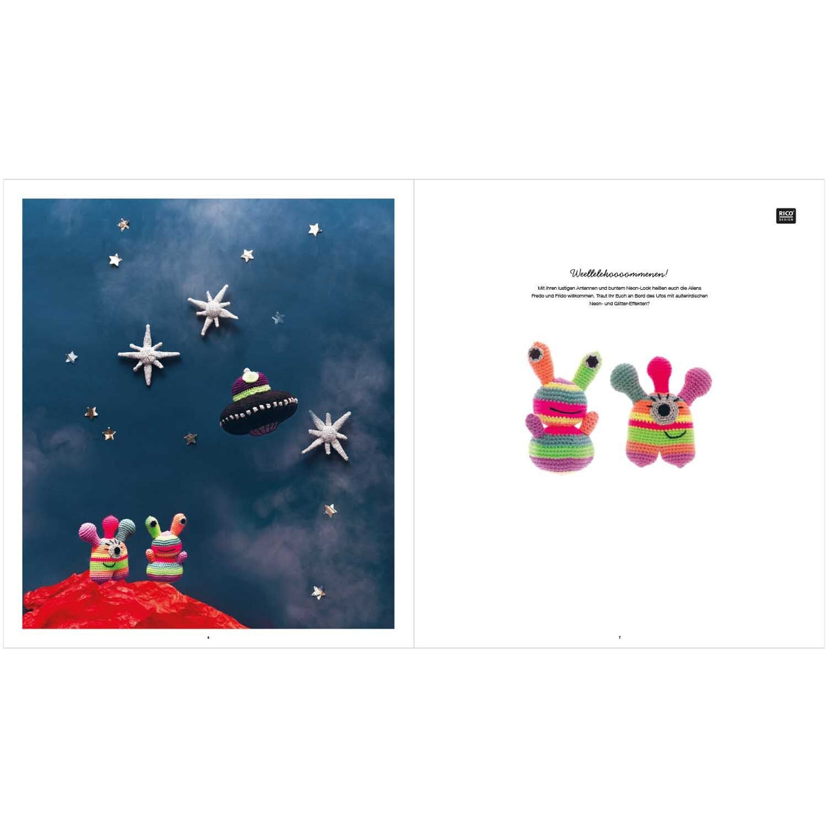 Ricorumi Space crochet book project preview